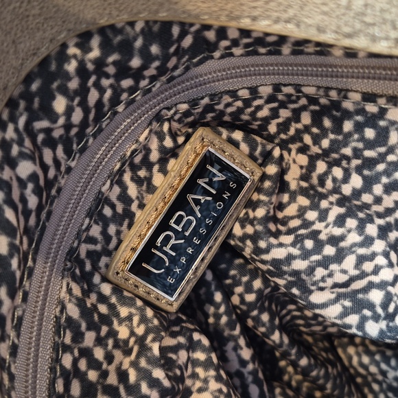 Stella McCartney Falabella STYLE Faux Suede Gunmetal Chain Trim Handles Bag - Picture 10 of 10